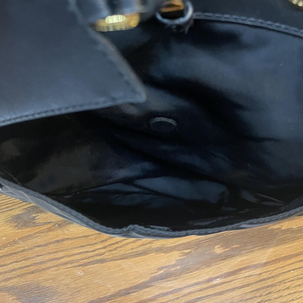 Marc Jacobs Nylon Backpack Black Gold Hardware M0012907 001 Logo Top Zip - Picture 8 of 16